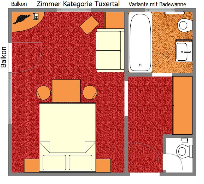 Apart Tuxertal Finkenberg Ruang foto